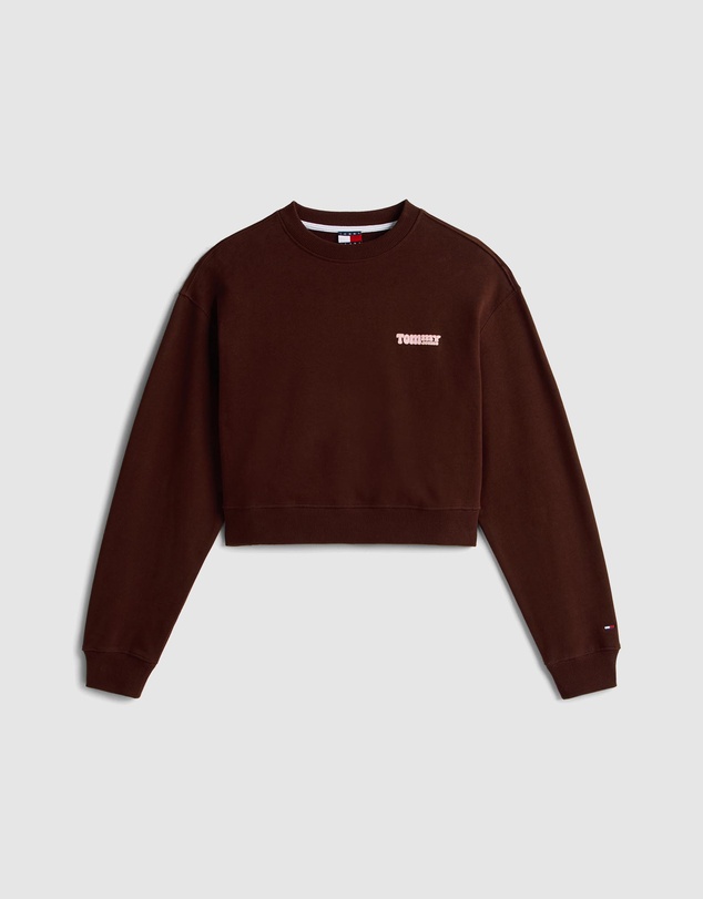 Tommy Jeans - Relax Crop TJ Bubble Crew Sweat