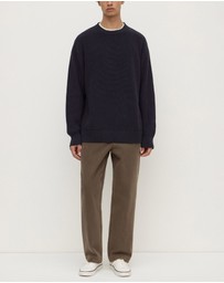 Assembly Label - Carson Cotton Rib Knit Jumper