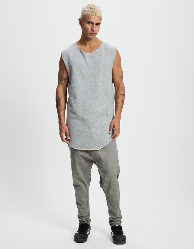 Surrounded By Ghosts - The Haxonite Super Low Crotch Tailored Denim Pants