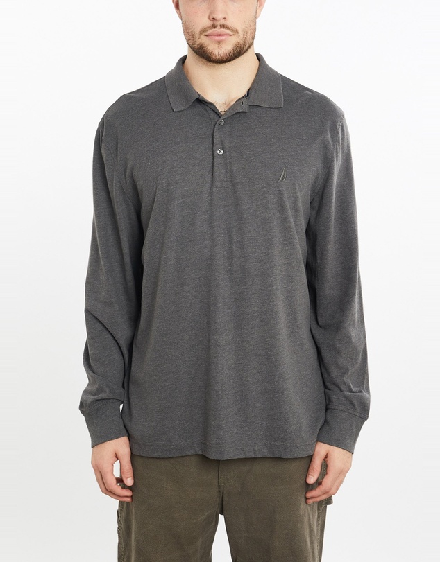 Vintage by The Real Deal - Pre Loved - Vintage Nautica Long Sleeve Polo Shirt