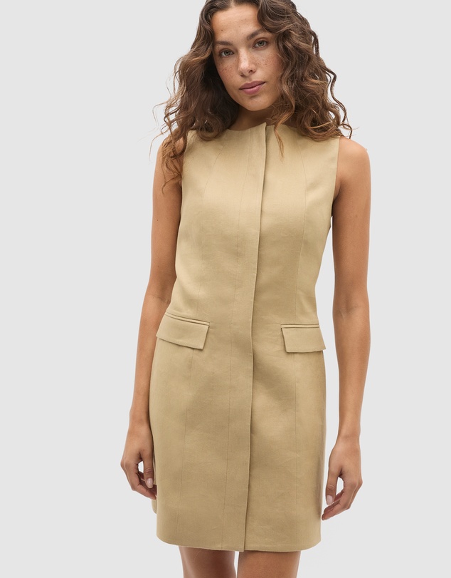 Seed Heritage - Linen Tailored Mini Dress