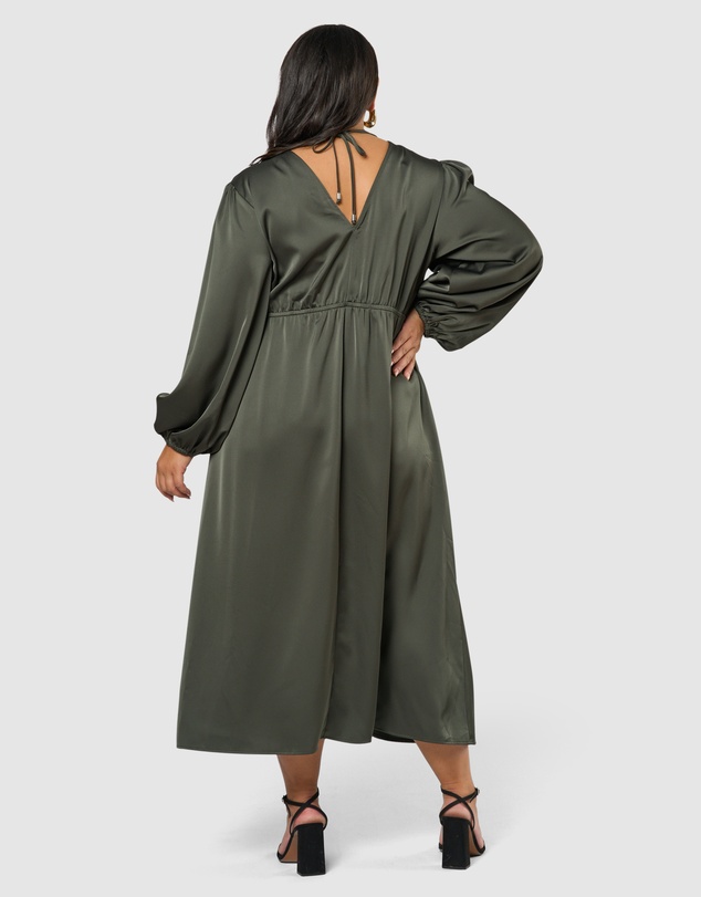 Pink Dusk by Curve Project - Over and Out Midi Dress