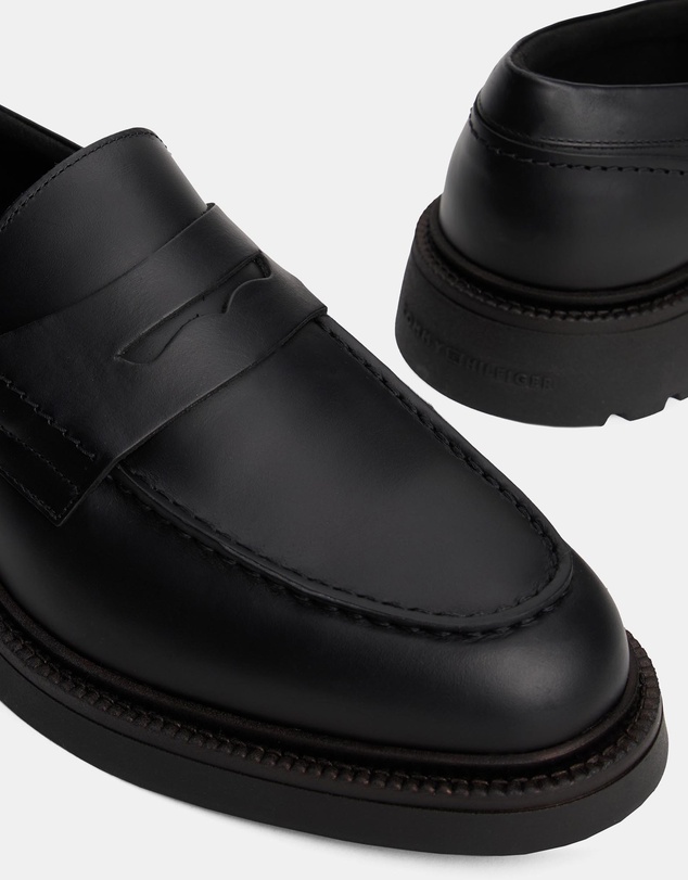 Tommy Hilfiger - Lightweight Leather Loafers - Men's