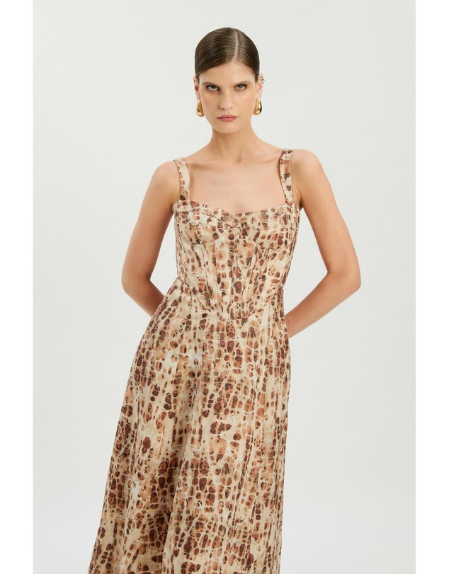 Bardot - Lilah Corset Midi Dress