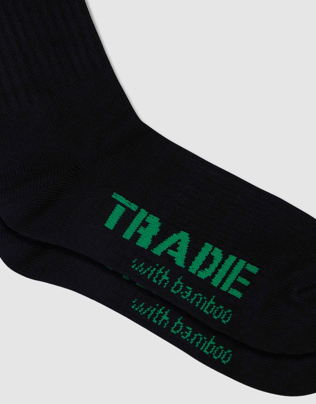 TRADIE - 6pk Bamboo Ribbed Sock