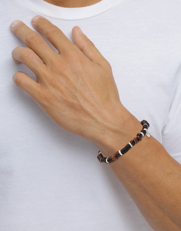 Kuzzoi - ICONIC EXCLUSIVE - Coconut Donut Bead Bracelet in 925 Sterling Silver