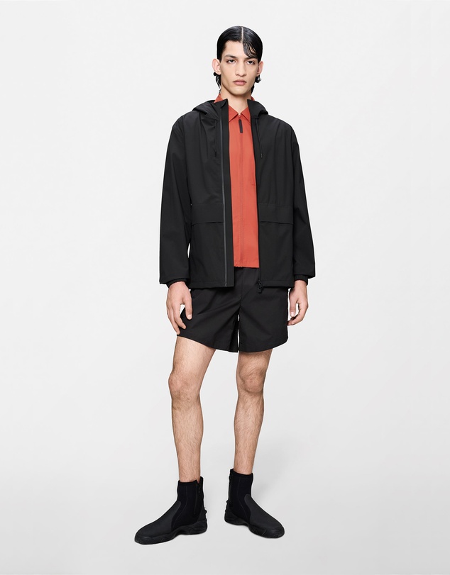 RAINS - Suva Hardshell Pocket Jacket Black