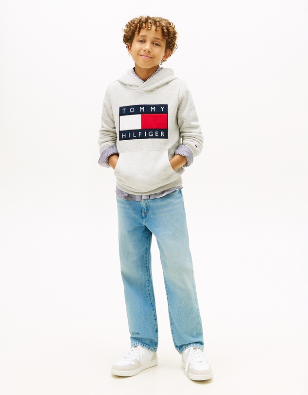 Tommy Hilfiger - Heritage Flag Badge Terry Hoody - Teens
