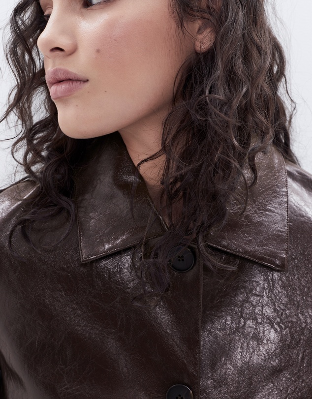 UNISON - Collared Patent Jacket