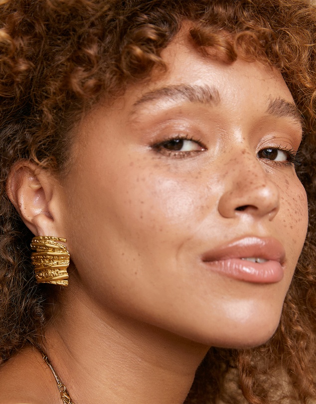 Arms Of Eve - Iris Gold Earrings