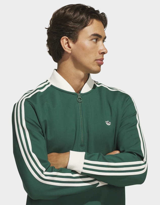 adidas Originals - Originals 3-Stripes 1/4 Zip Sweatshirt Mens