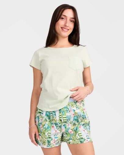 Mitch Dowd - Mitchdowd Lanai Shorty Cotton Pyjama Set