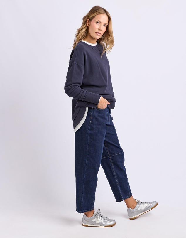 Foxwood - Delilah Crew Navy