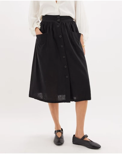 Amelius - Fantine Buttoned Skirt