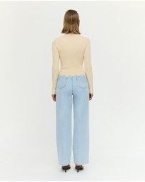 Staple the Label - Gia Crop Knit Top