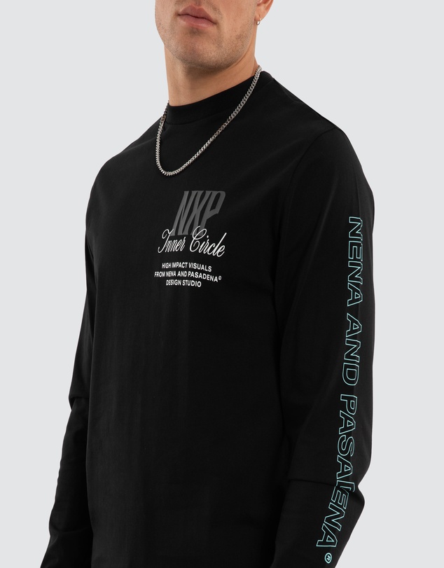 Nena & Pasadena - Dynamic Dual Curved LS Tee