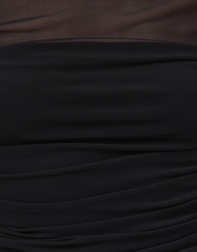 Calli - Aria Draped Mesh Top