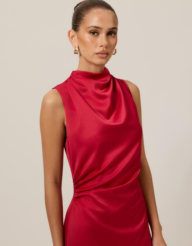 Tussah - Cowl Neck Midi Dress
