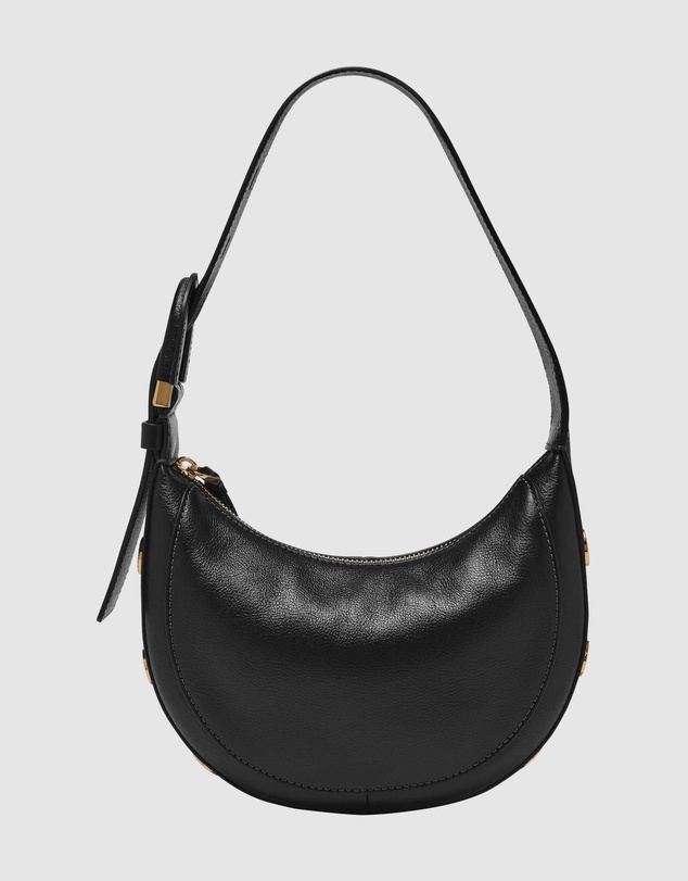 Fossil - Harwell Black Hobo Bag
