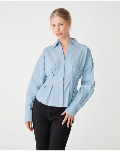 Forcast - Billie Pleat Waist Shirt