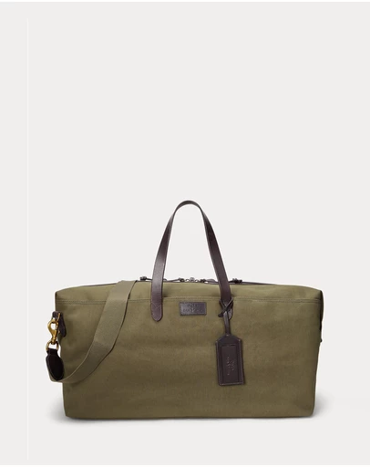 Polo Ralph Lauren - Leather-Trim Canvas Duffel