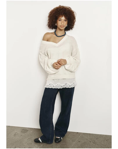Subtitled - Alexa Mid Rise Relaxed Denim Jeans