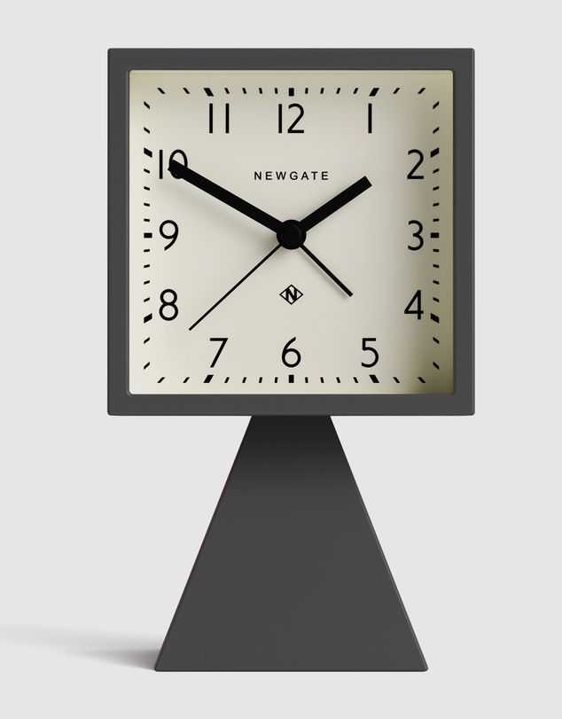 Newgate - Newgate Brian Alarm Clock Blizzard Grey