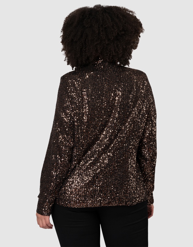 Pink Dusk by Curve Project - All Day & Night Sequin Jacket