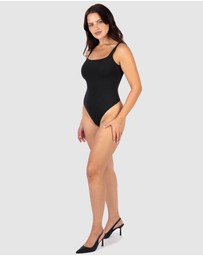 B Free Intimate Apparel - Square Neck Bodysuit G-String ButterFit