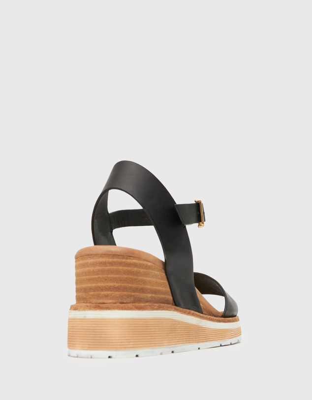 Airflex - Sandrea Stacked Heel Wedges