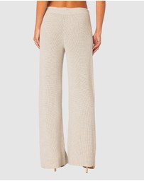 EDIKTED - Sunday Straight Leg Knit Pants