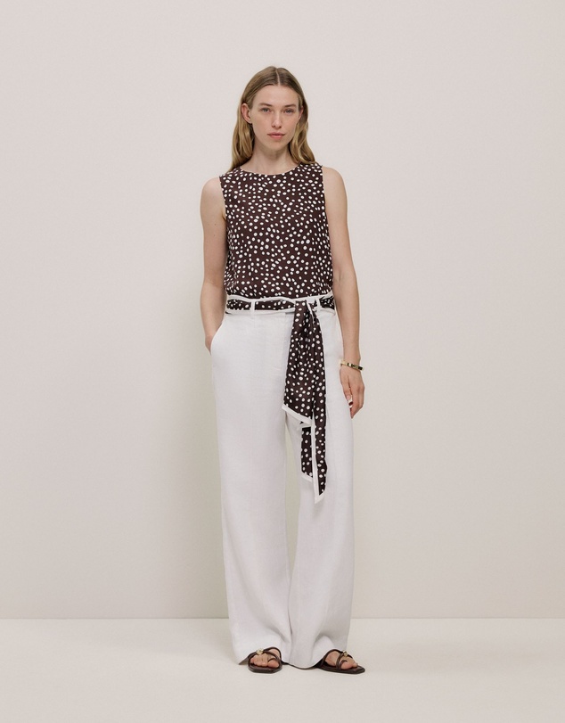 Trenery - Elorie Longline Tank in Coffee
