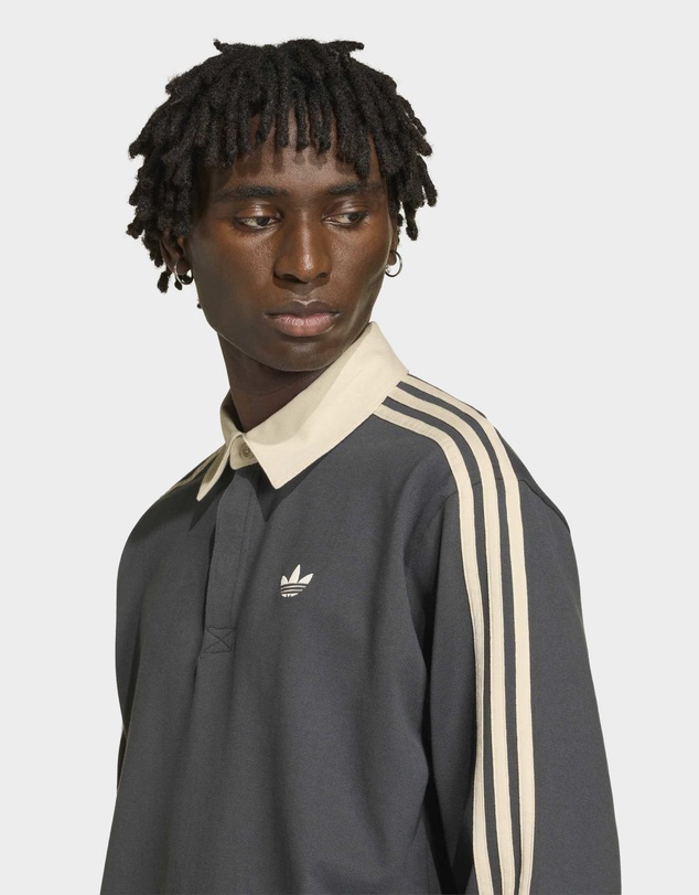 adidas Originals - 3-STRIPES RUGBY LONGSLEEVE POLO Mens