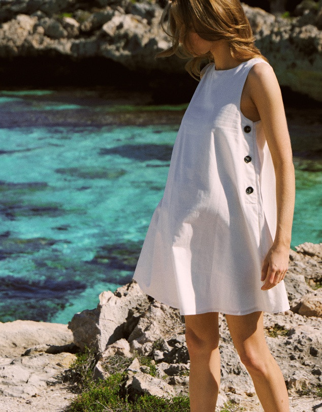 Soon Maternity - Maeve Linen Feeding Dress