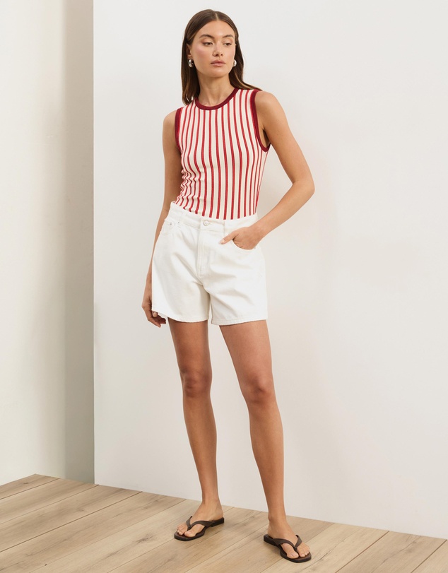 Atmos&Here - Loui Sleeveless Knit Stripe Tank