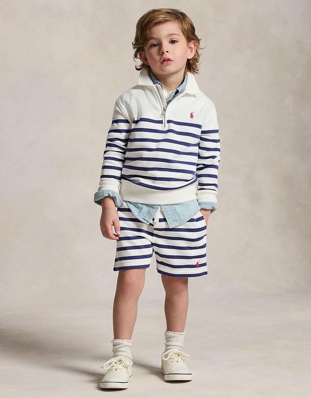 Polo Ralph Lauren - Striped French Terry Shorts - Babies-Kids