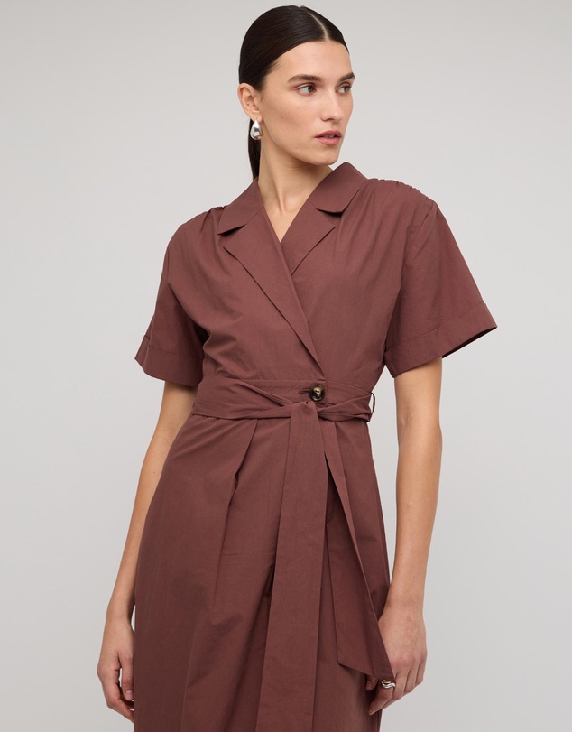 Staple the Label - Ishtar Wrap Shirtdress