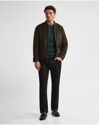 Oxford - Hamish Wool Blend Bomber Jacket