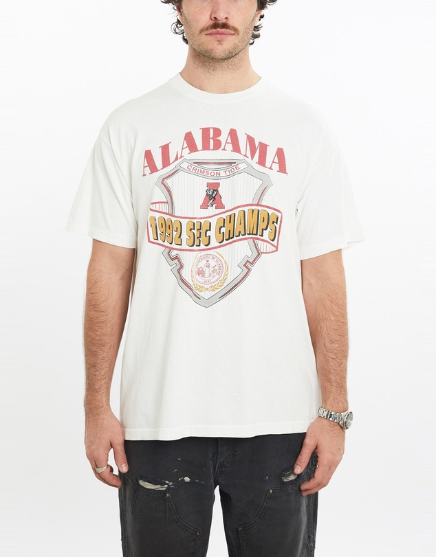 Vintage by The Real Deal - Pre Loved - Vintage 1992 NCAA Alabama Crimson Tide Tee