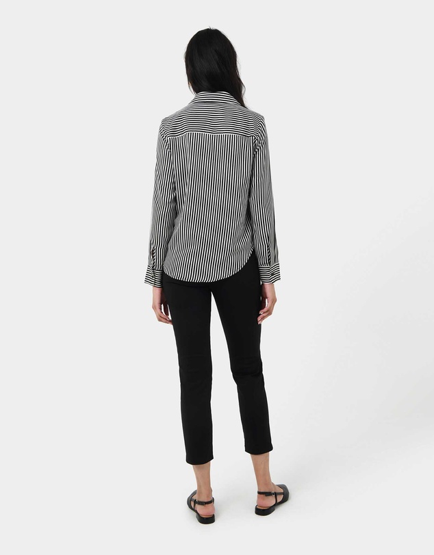 Forcast - Wanda Stripe Satin Shirt