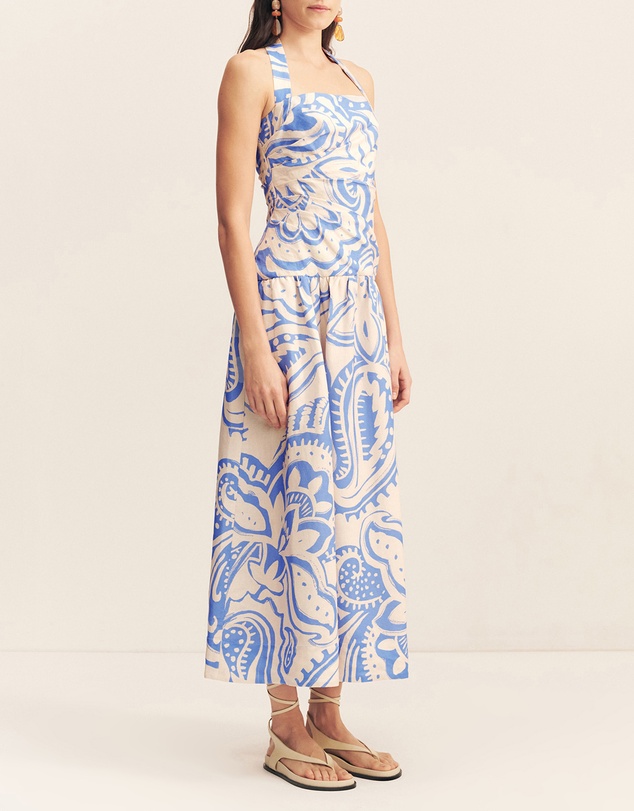 Shona Joy - Francis Draped Halter Midi Dress