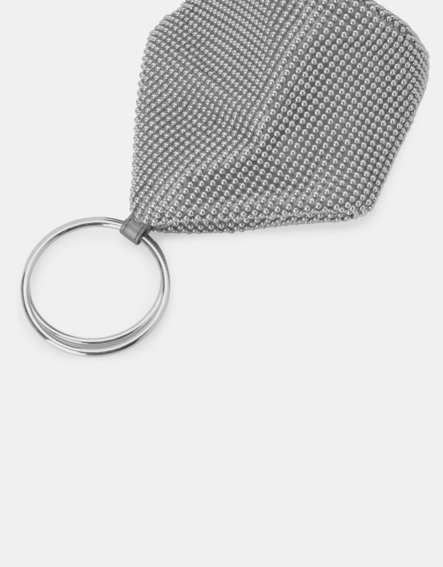 Olga Berg - Bianca Ball Mesh Handle Bag