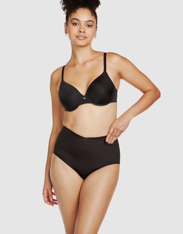 Naomi & Nicole - Real Smooth® Wrap Front High Waist Shaping Brief