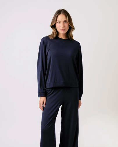 UNE PIECE - Lounge Long Sleeve Crew Neck Top