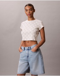 Calvin Klein Jeans - Emblem Logo Baby Tee