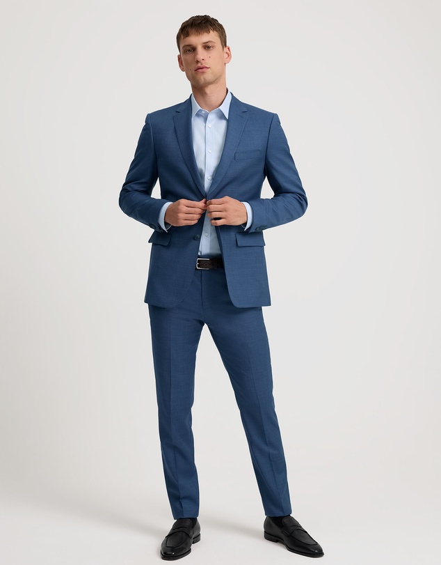 Country Road - Slim Fit Textured Travel Shirt