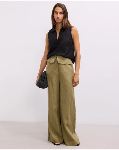 The Fated - Lara Collared Vest Top