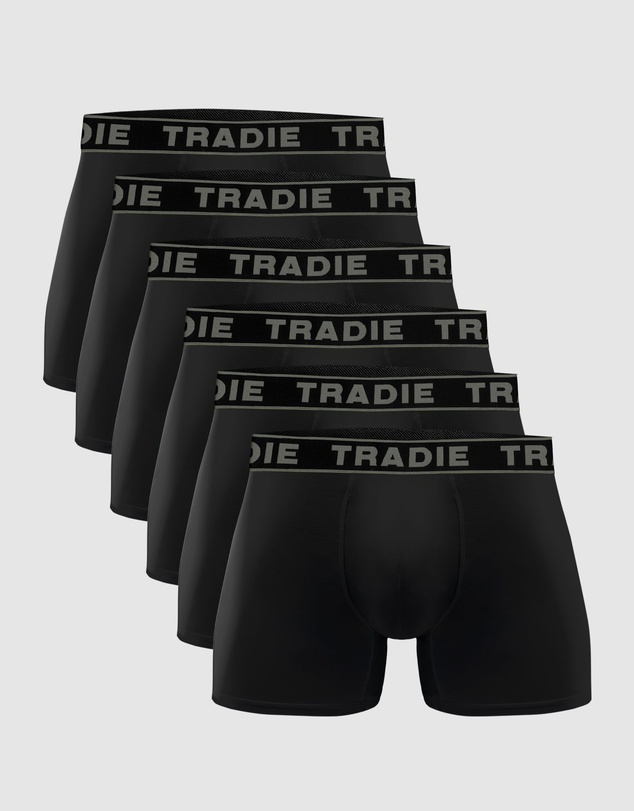 TRADIE - Tradie 6pk Bamboo Fitted Trunks