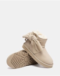 EVERAU - Australian Shepherd Ugg Molle Cow Suede Upper UGG Boots
