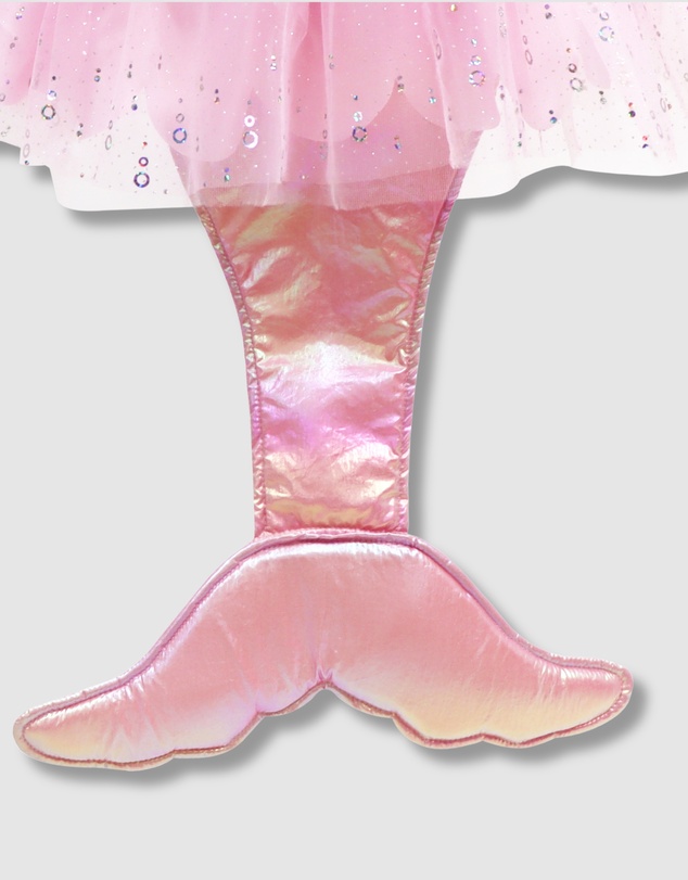 Pink Poppy - Mermaid Dress with Tail